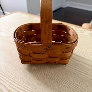 Workshop of Gerald Henn small Berry Woven Brown Handled Basket - Home Accents